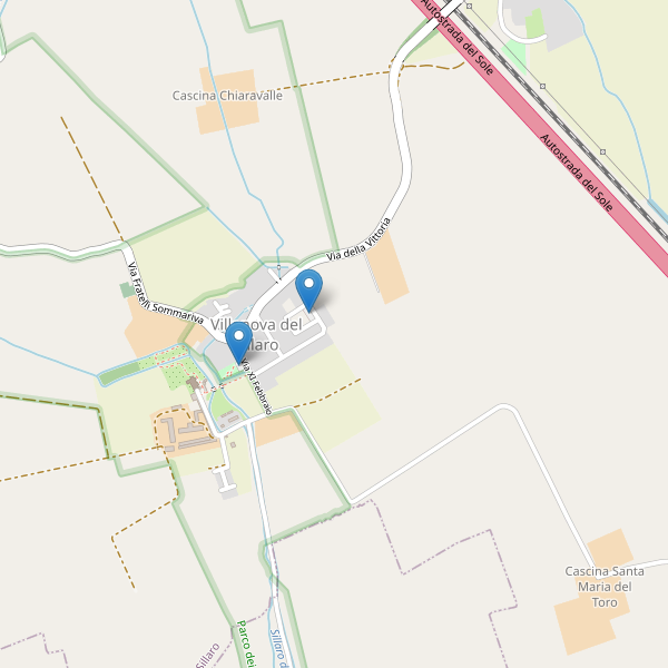 Thumbnail mappa parcheggi di Villanova del Sillaro