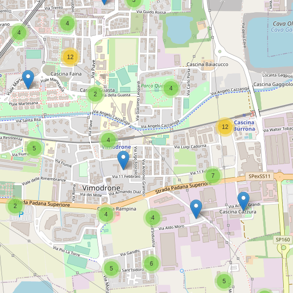 Thumbnail mappa parcheggi di Vimodrone