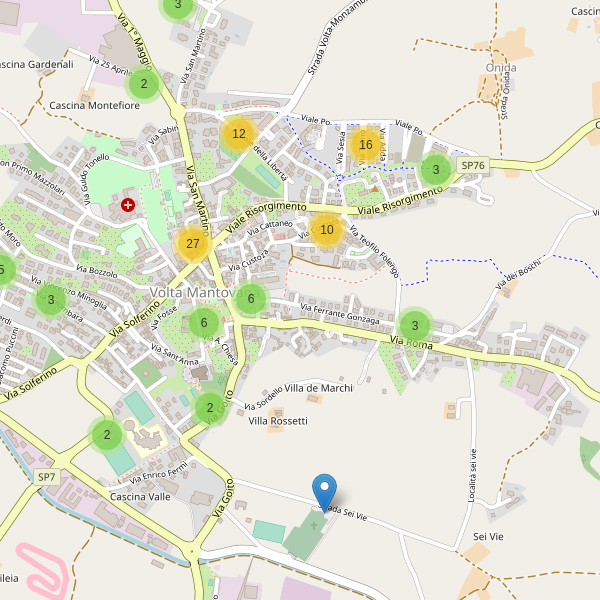 Thumbnail mappa parcheggi di Volta Mantovana