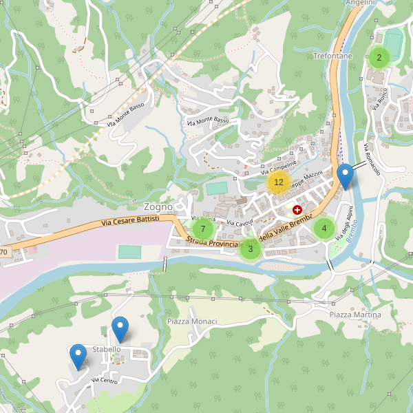 Thumbnail mappa parcheggi di Zogno