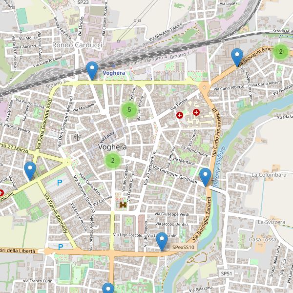 Thumbnail mappa ristoranti di Voghera