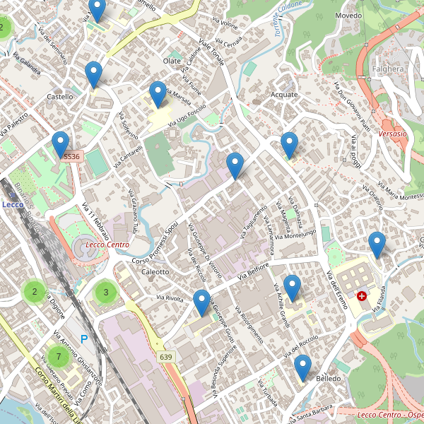 Thumbnail mappa scuole di Lecco
