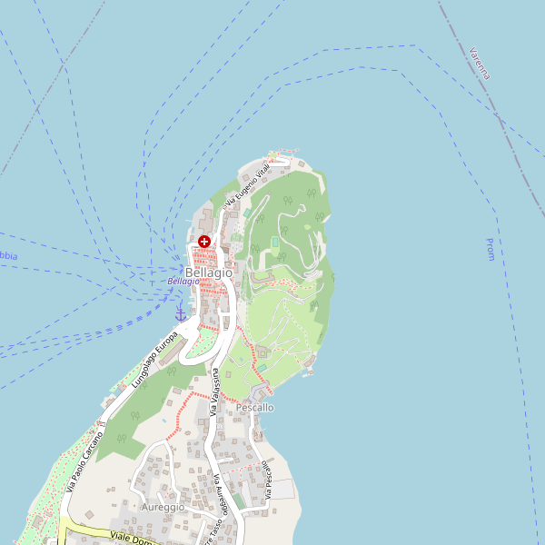 Thumbnail mappa stazioni di Bellagio
