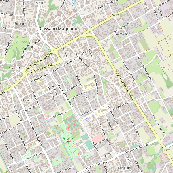 Thumbnail mappa stazioni di Cassano Magnago