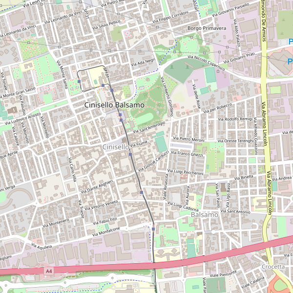 Thumbnail mappa stazioni di Cinisello Balsamo