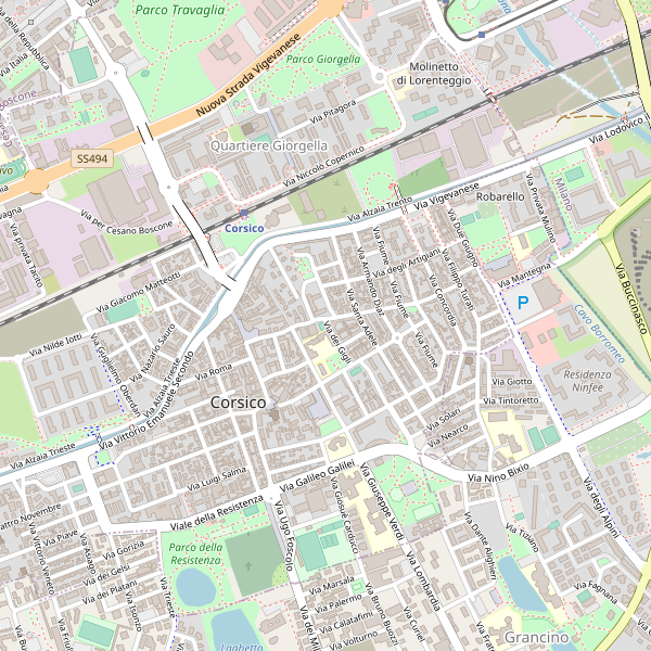 Thumbnail mappa stazioni di Corsico