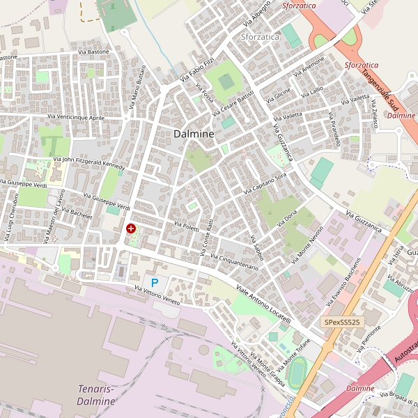 Thumbnail mappa stazioni di Dalmine