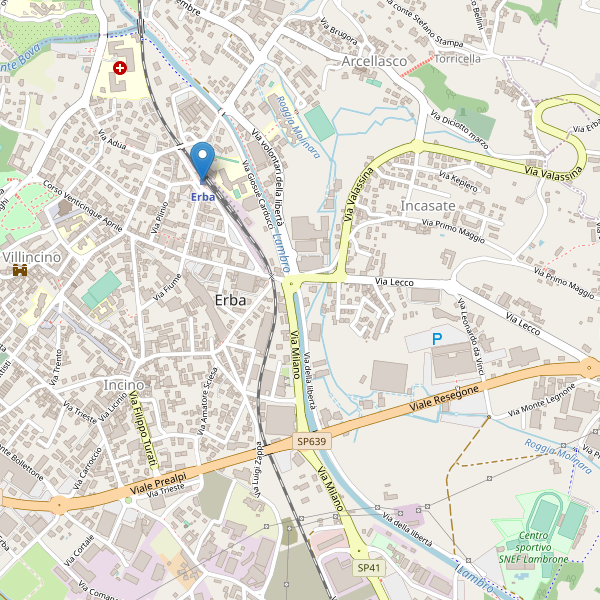 Thumbnail mappa stazioni di Erba