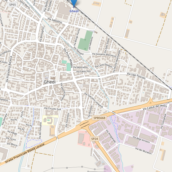 Thumbnail mappa stazioni di Ghedi