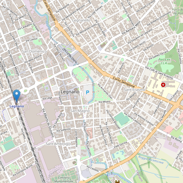 Thumbnail mappa stazioni di Legnano