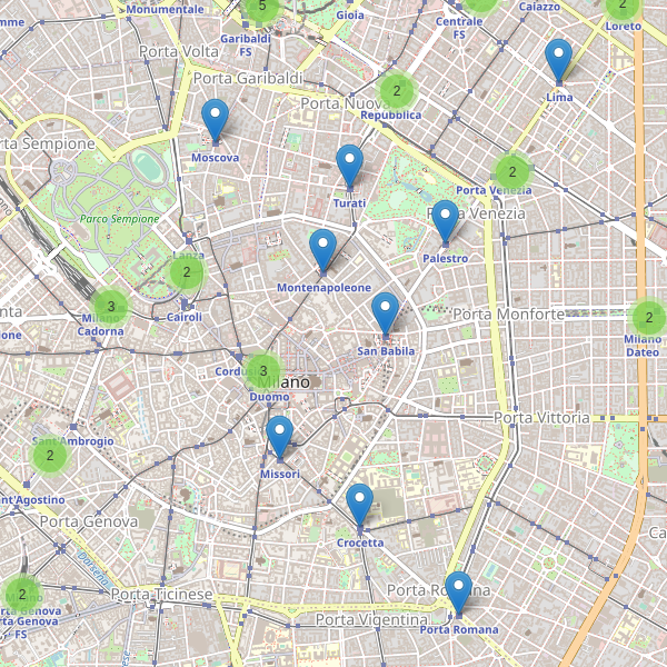 Thumbnail mappa stazioni di Milano