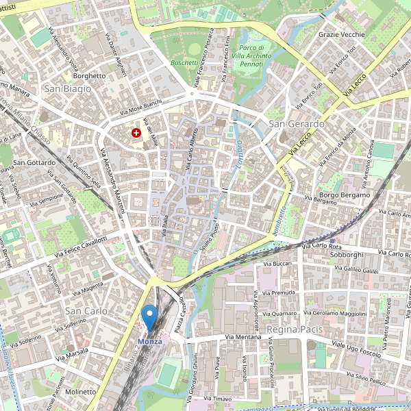Thumbnail mappa stazioni di Monza