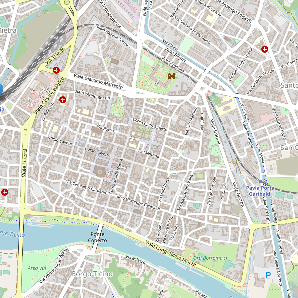 Thumbnail mappa stazioni di Pavia