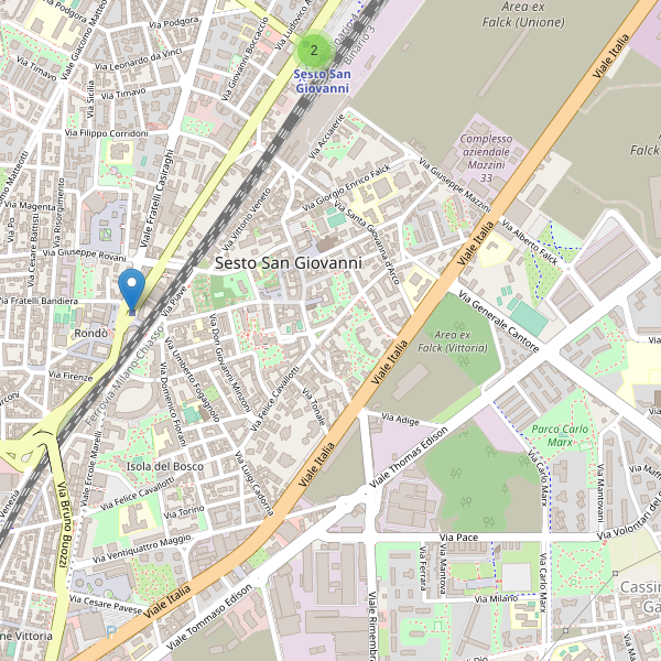 Thumbnail mappa stazioni di Sesto San Giovanni