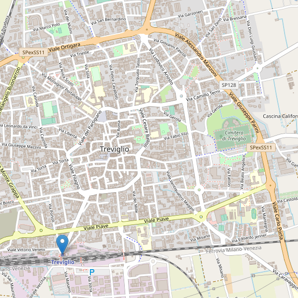Thumbnail mappa stazioni di Treviglio