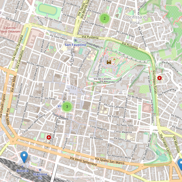 Thumbnail mappa supermercati di Brescia