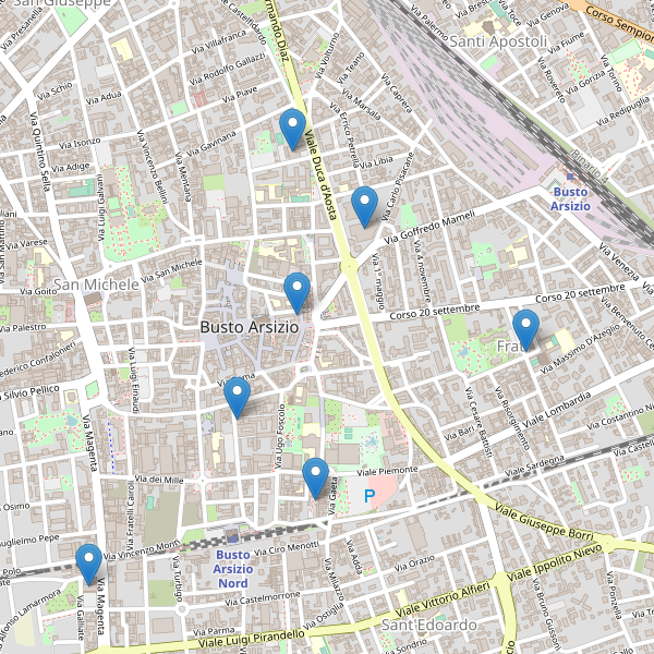 Thumbnail mappa supermercati di Busto Arsizio