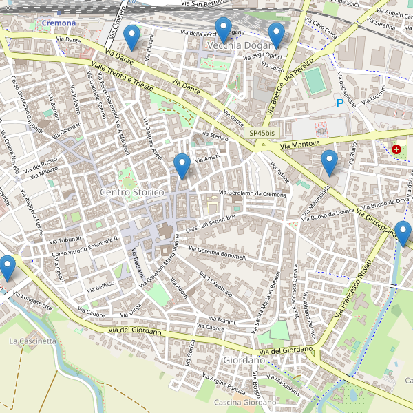 Thumbnail mappa supermercati di Cremona