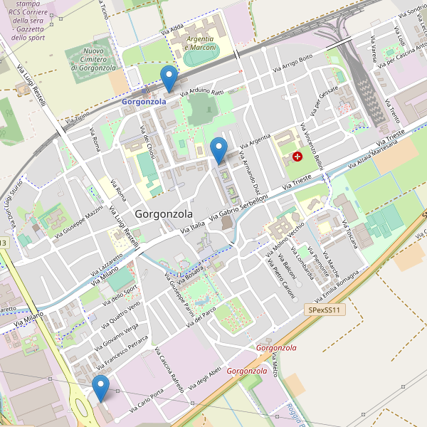 Thumbnail mappa supermercati di Gorgonzola