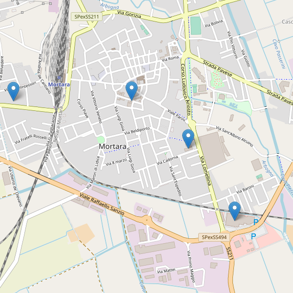 Thumbnail mappa supermercati di Mortara