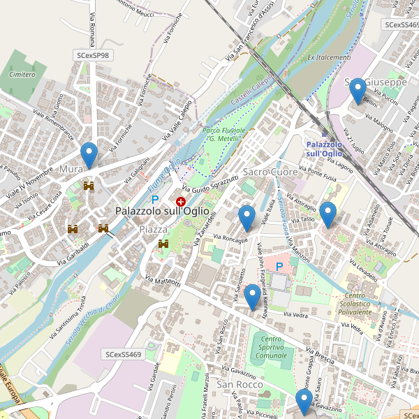 Thumbnail mappa supermercati di Palazzolo sull'Oglio
