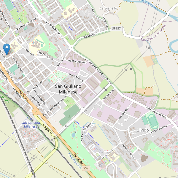 Thumbnail mappa supermercati di San Giuliano Milanese