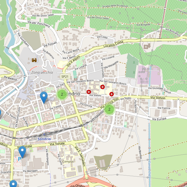 Thumbnail mappa supermercati di Sondrio