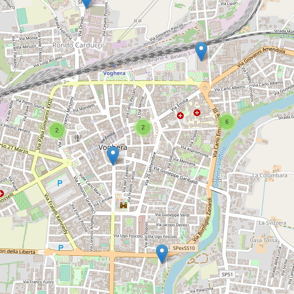 Thumbnail mappa supermercati di Voghera