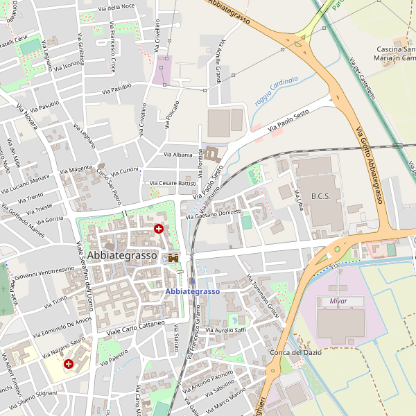 Thumbnail mappa taxi di Abbiategrasso