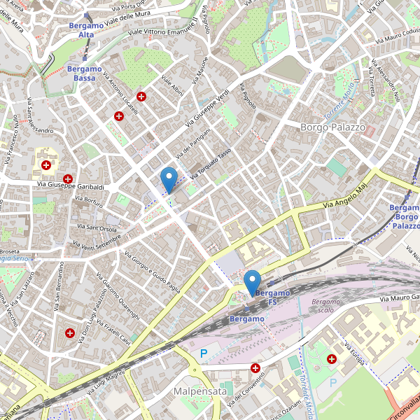 Thumbnail mappa taxi di Bergamo