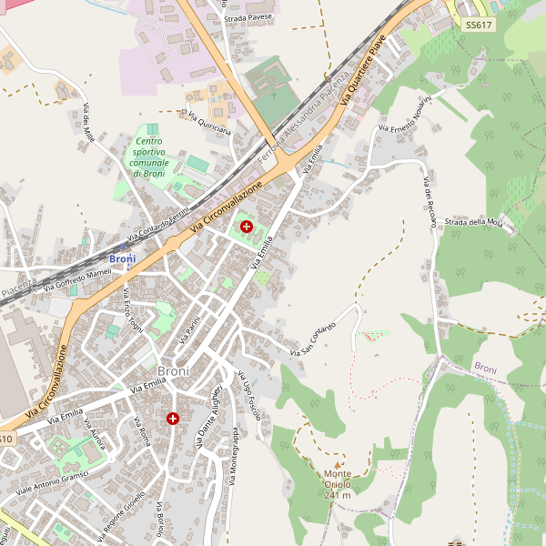 Thumbnail mappa taxi di Broni