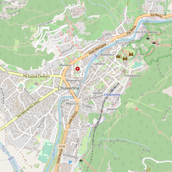 Thumbnail mappa taxi di Chiavenna