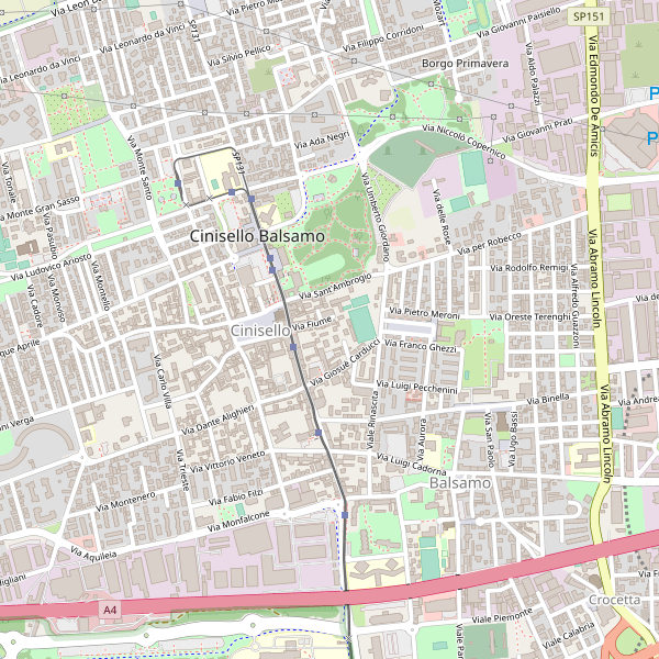 Thumbnail mappa taxi di Cinisello Balsamo