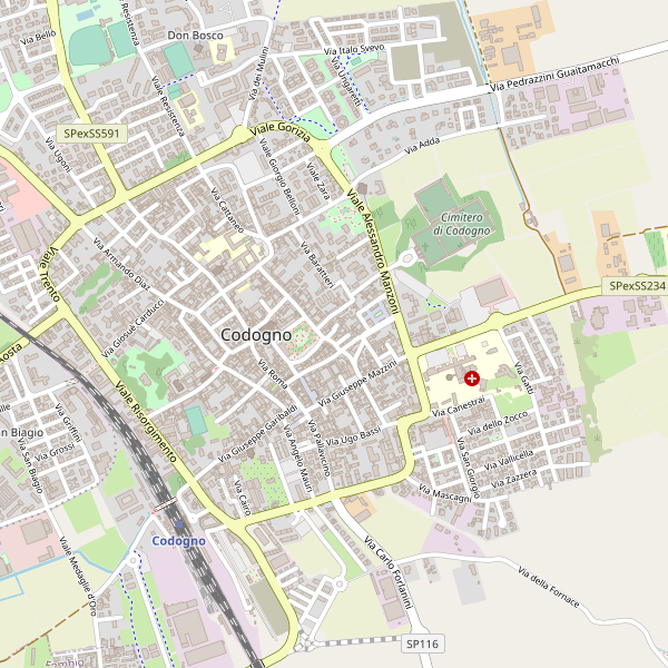 Thumbnail mappa taxi di Codogno