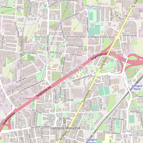 Thumbnail mappa taxi di Cologno Monzese