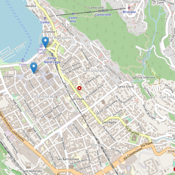 Thumbnail mappa taxi di Como