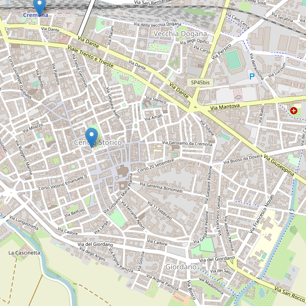 Thumbnail mappa taxi di Cremona