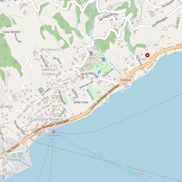 Thumbnail mappa taxi di Gardone Riviera