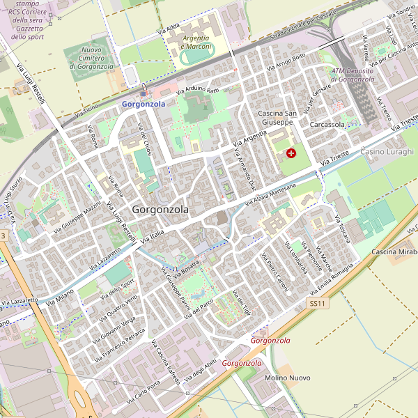 Thumbnail mappa taxi di Gorgonzola