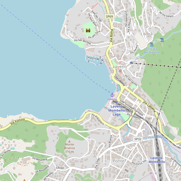Thumbnail mappa taxi di Laveno-Mombello