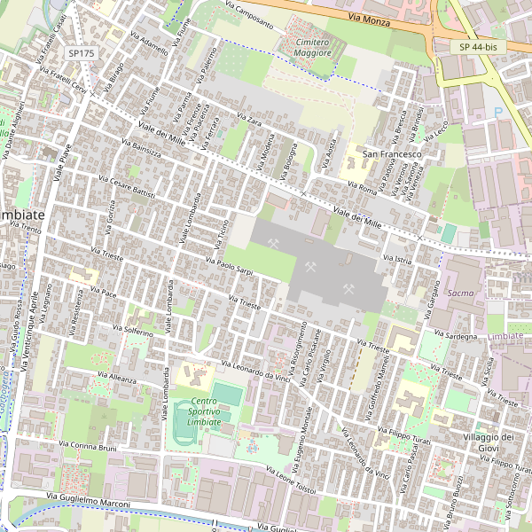 Thumbnail mappa taxi di Limbiate