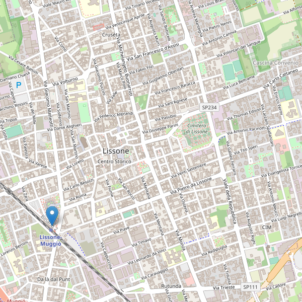 Thumbnail mappa taxi di Lissone