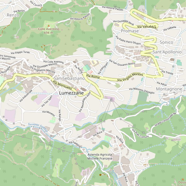 Thumbnail mappa taxi di Lumezzane