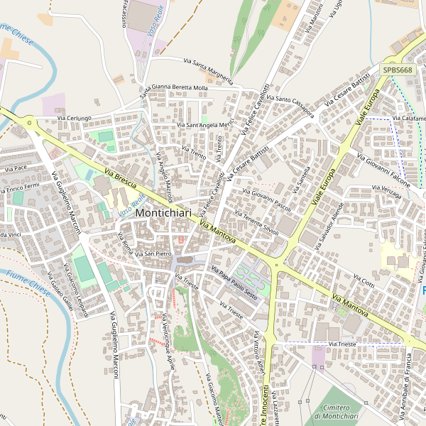 Thumbnail mappa taxi di Montichiari