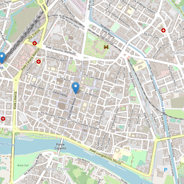 Thumbnail mappa taxi di Pavia