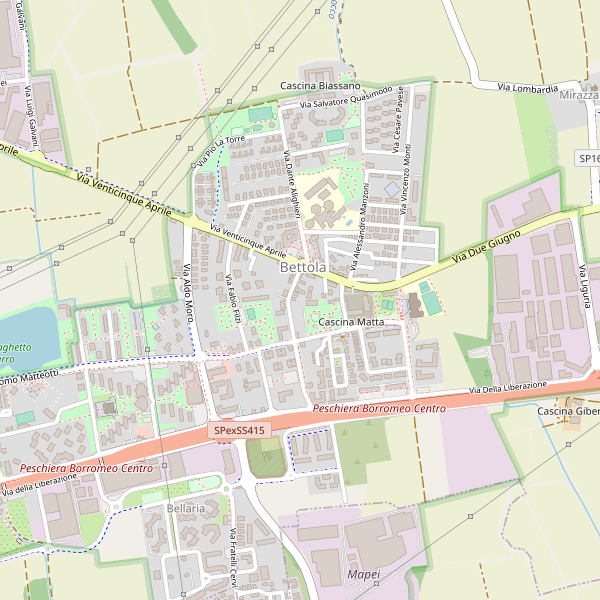 Thumbnail mappa taxi di Peschiera Borromeo