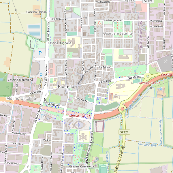 Thumbnail mappa taxi di Pioltello