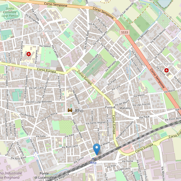 Thumbnail mappa taxi di Rho