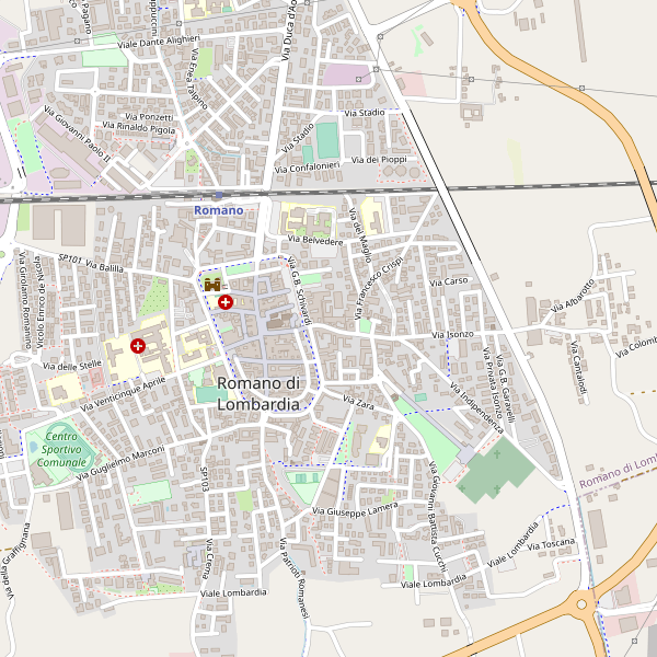 Thumbnail mappa taxi di Romano di Lombardia