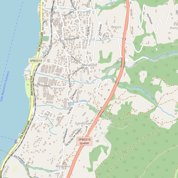 Thumbnail mappa taxi di Sale Marasino